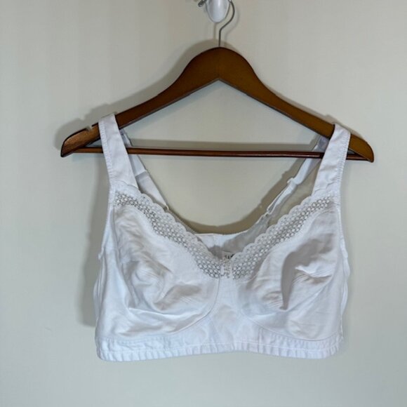 Exquisite Form 5100535 Cotton Wireless Bra Great condition Size 44C - Picture 3 of 11